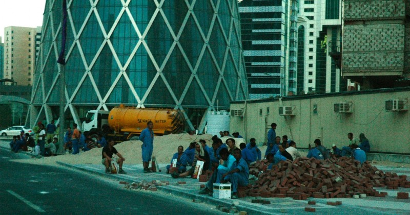Építőmunkások Dohában